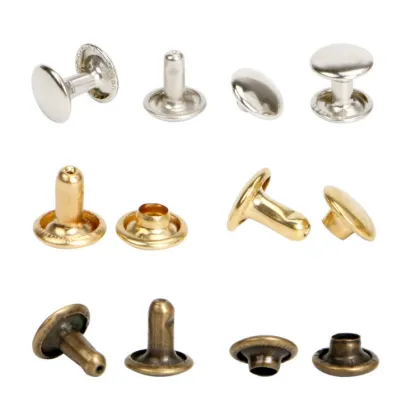 Custom Supply Garment 4 Color Brass Rivets 5mm-12mm