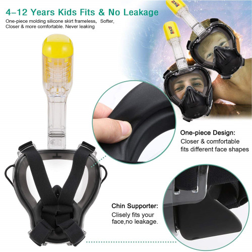 Hot selling snorkel best full face mask diving