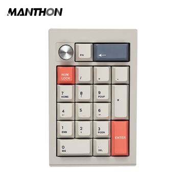 CIDOO V21 21-TEY-3-Mode 2,4g Bluetooth Wired/Wireless Hot Twap Dichtung Montentastatur mit über Aluminiumgehäuse
