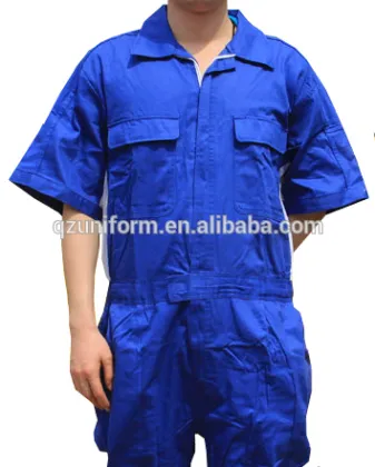 short sleeve breathable workwear clothes coveralll w\/mesh armpit