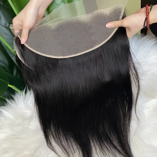100% Raw Virgin Human Hair - Straight 13x4 Transparent Lace Frontal Sale (Indian/Brazilian)