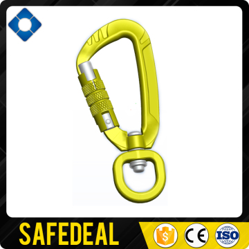 Twist Locking Aluminum Alloy Carabiner with Oval Ring