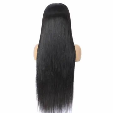 Silky Straight Unprocessed Brazilian Human Hair Full Lace Wig, Buy Human Hair Wigs Online Asian Women  Wigs with Baby hair