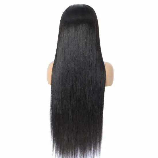 Silky Straight Unprocessed Brazilian Human Hair Full Lace Wig, Buy Human Hair Wigs Online Asian Women  Wigs with Baby hair