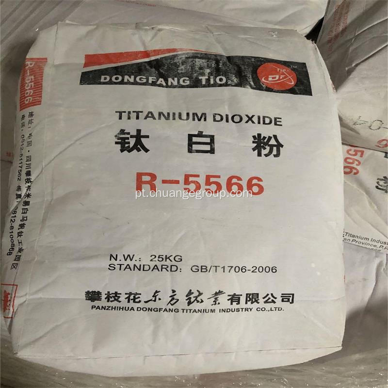 Dongfang R5566 Dióxido de titânio Rutile grau TiO2