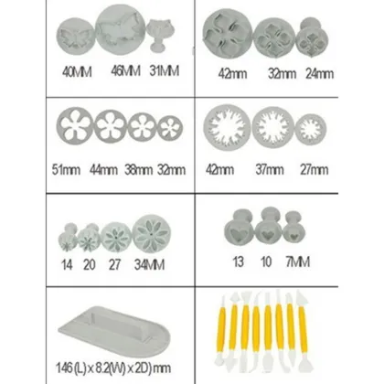 Promotional Durable Tool Cutters for Fondant Molds
