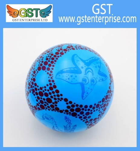 सागर विश्व तारामछली Inflatable समुद्र तट गेंद