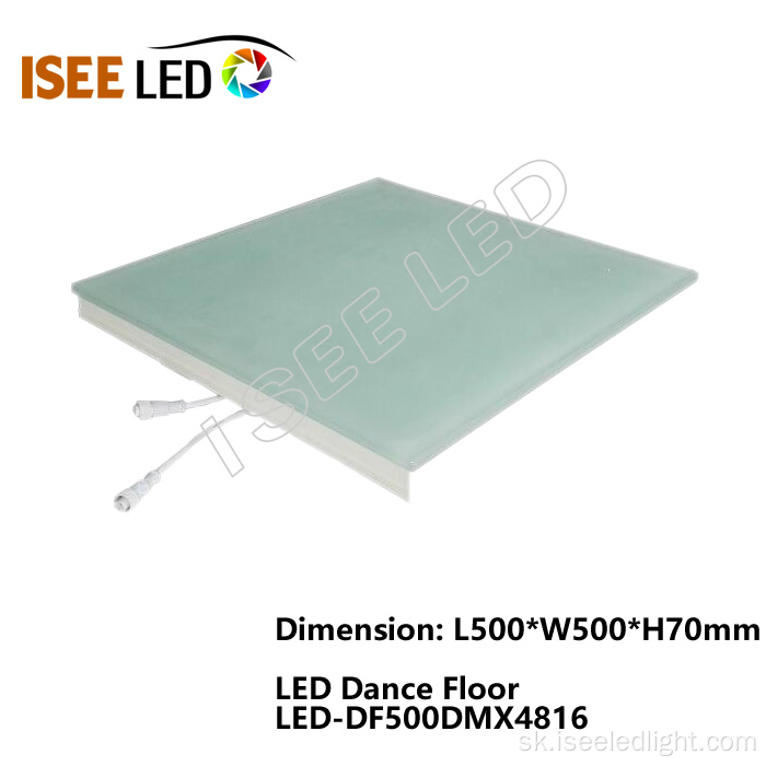 500*500 mm hudba DMX Video LED Dance Floor Svetlo