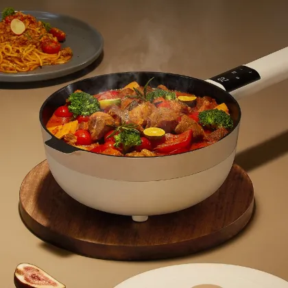 Electric Korean Japanese Frying Pan: Hot Pot & Hotpot