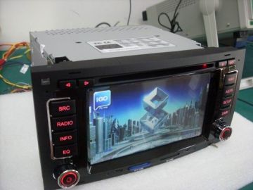 Dual Digital Tv Vw Dvd Gps With Touareg Multivan Transport T5 Sat Navi System Vwt-766gd