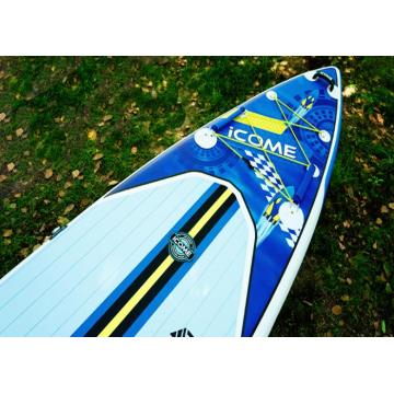 New paddle board blue racing inflatable board