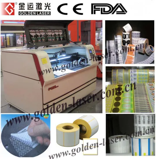 Automatic Auto Feeding Laser Cutter Printing Label/Polymeric Film