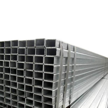 Tuyau de section carrée en acier galvanisé creux rectangulaire