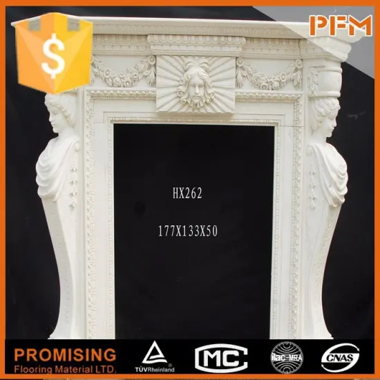 Chinese interesting stone french style fireplace surround