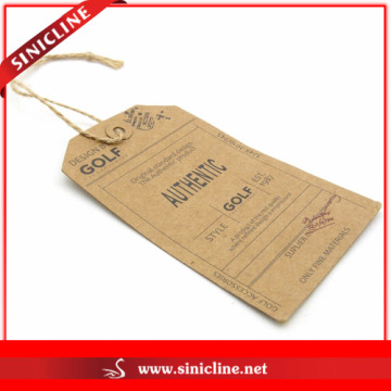 Garment Krafty Paper Hangtags with Logo Printed