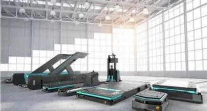 Parent-child parking AGV system