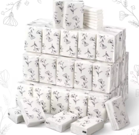 Wholesale Custom Logo Handkerchiefs Paper 3ply Tissue Paper, High ...