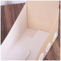 Anpassad tryckt Kraft Paper Counter Retail Display Box