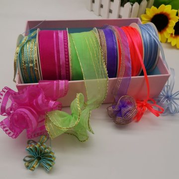 Pull String Organza Ribbon