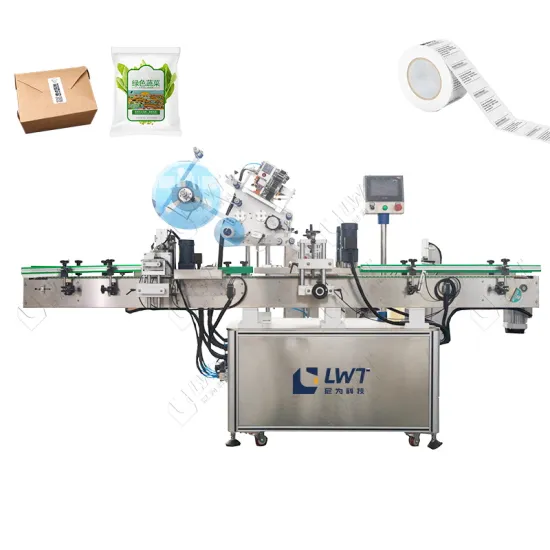 Automatic Pouch Bag Self Adhesive Sticker Labeling Machine