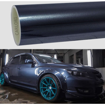 super gloss dark blue wrap vinyl