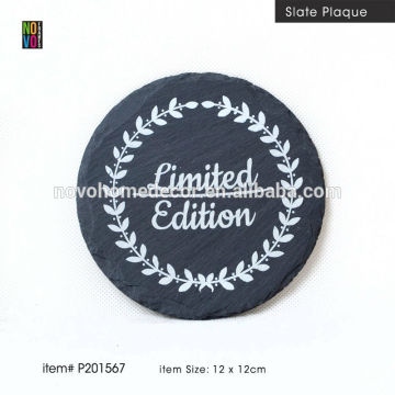 High quality cool round label plaque