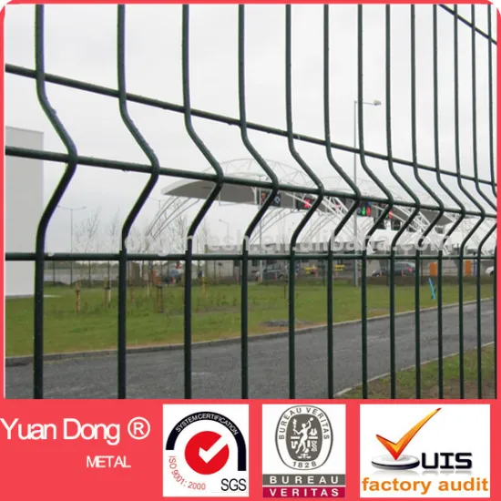 Black welded wire fence mesh panel with good quality