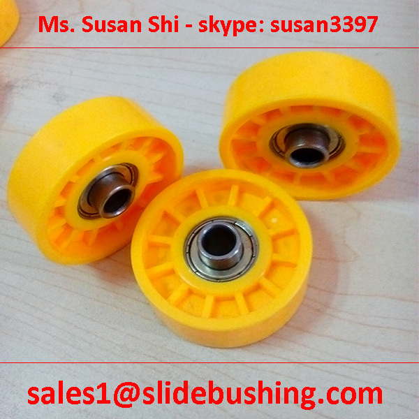 50mm 50*6.2*15.5*25mm Conveyor Roller Skate Wheel Ball Bearings for 6mm Shaft Size Main Bearing