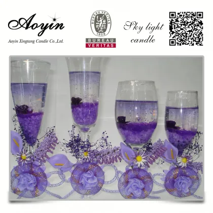 Scented Gel candle/Quality gel candle/gel candle in jar