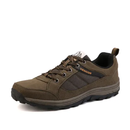 2016 Genuine leather outdoor hiking boots men boots hiking shoes camping sport shoes Climbing shoes