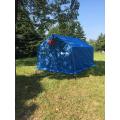 Blue Metallic Frame Tent