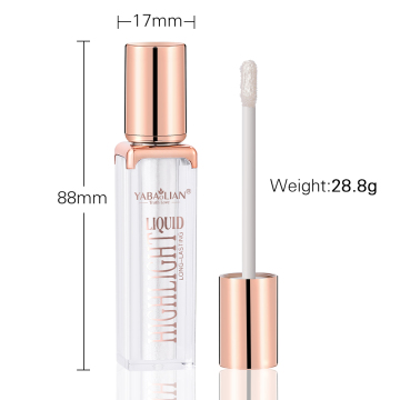 Long-Lasting Liquid Highlighter with Glitter Eyeshadow, Waterproof and Sweat-Resistant