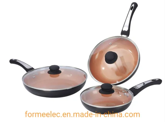 20cm 24cm 28cm Fry Pan 6PCS Set Ceramic Frypan 6 Pieces Cookware Set