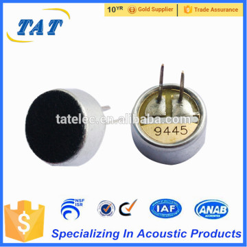 TAT M9745 9.7*4.5mm pins type unidirectional condenser microphone