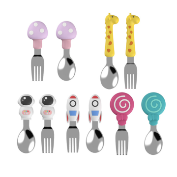 New Arrival Silicone Baby Led Weaning Toddler Utensils