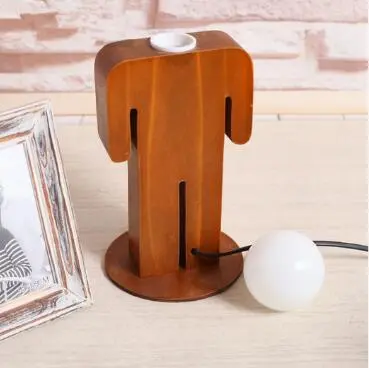 Human Shape LED Wooden Desk Light