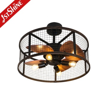 1stshine 24 Inch Ceiling Fan with MDF Blades and Light