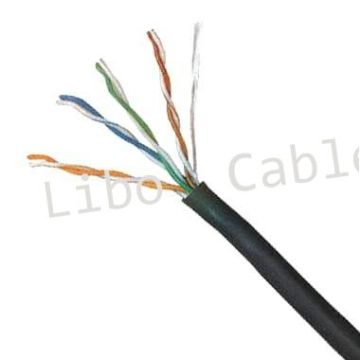 Twisted Pair Network Cat5e Cable, Unshielded Cat5e Ethernet Cable, Bare Copper Conductor, Utp Cat5e Cable