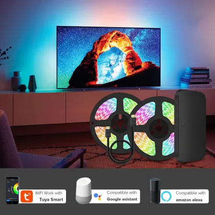Best Value RGBIC LED Lights with Sound and Light Synchronization for TV