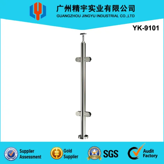 AISI SUS 304 316 High Grade Stainless Steel Glass Balcony Balustrade and Baluster Satin or Polished