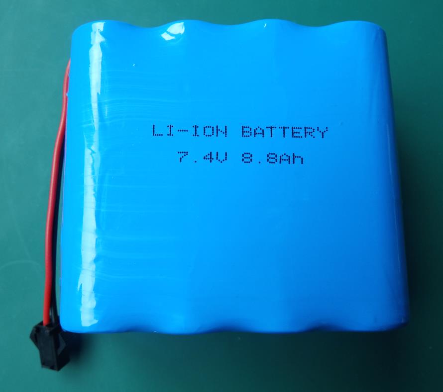 7.4V 8.8Ah lithium cell batteries