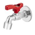 Wall mounted water bib tap