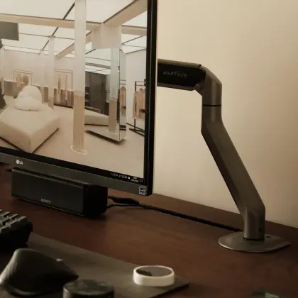 Minimalist, Sleek, High-Tech Electric Standing Desk