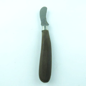 wooden handle stainless steel butter knife