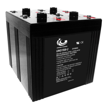 Solar Gel Battery For Home Energy Storage 2V1500AH