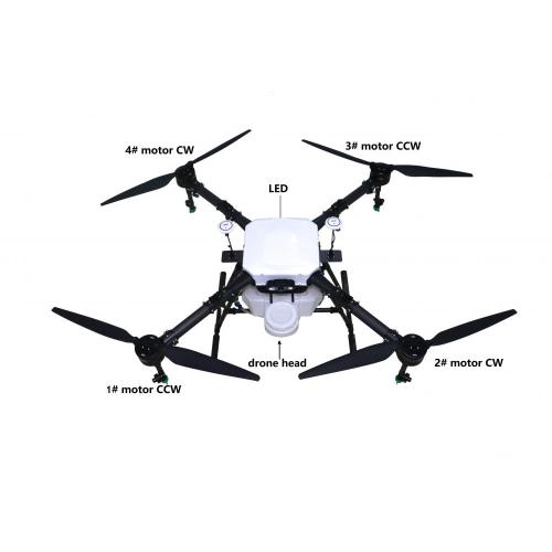 การเกษตรโดรนที่มีประสิทธิภาพสูง 10L fumigators sprayer uav