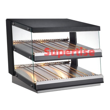 Commercial Food Showcase: Cabinet Warmer for Snack Display and Hot Food