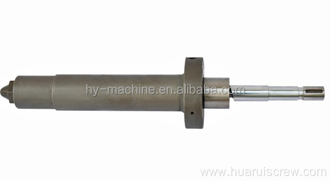 Single screw and barrel for injection molding machine