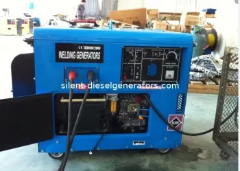 Portable Welding Generator Set Diesel Dw280se 8kw / 10kw 280a With Low Noise