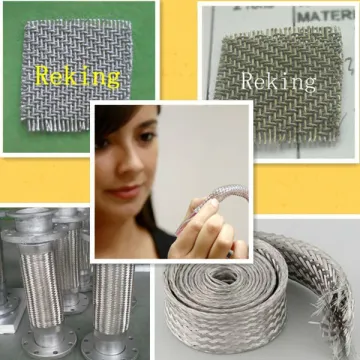 braided stainless steel wire mesh/net/fabric/cloth